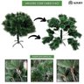 Árvore de Natal Pompom Verde Pontas Nevada 1,80m 360 Galhos Grande Pinheiro Toque de Neve Cheia Luxo - 4