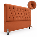 Ver imagem 3 de Cabeceira de Cama Box Casal 140 cm Mallu:Terra Cota
