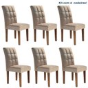 Ver imagem 1 de Conjunto 6 Cadeiras Estofadas Hobby