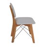 CADEIRA ANA ESTOF TAUARI NAT/ TECID. CINZA DESIGN JOSÉ MACHADO - 2