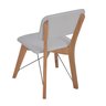 CADEIRA ANA ESTOF TAUARI NAT/ TECID. CINZA DESIGN JOSÉ MACHADO - 4