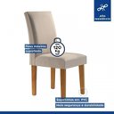 Ver mais imagens de Conjunto 4 Cadeiras para Sala de Jantar Espanha Bege/Ypê