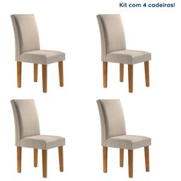 Conjunto 4 Cadeiras para Sala de Jantar Espanha - 1