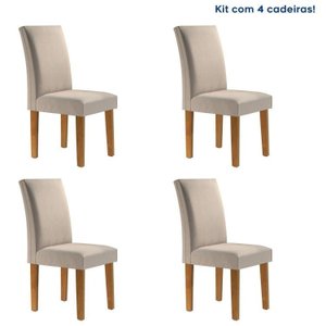 Conjunto 4 Cadeiras Estofadas Espanha