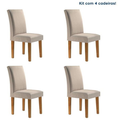 Conjunto 4 Cadeiras para Sala de Jantar Espanha