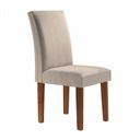 Ver imagem 2 de Conjunto 4 Cadeiras para Sala de Jantar Estrutura MDF Chocolate Cinza Espanha