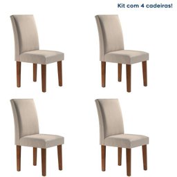 Conjunto 4 Cadeiras para Sala de Jantar Espanha - 1