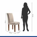 Ver imagem 3 de Conjunto 6 Cadeiras para Sala de Jantar Espanha