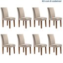 Ver imagem 1 de Conjunto 8 Cadeiras para Sala de Jantar Espanha