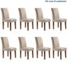 Conjunto 8 Cadeiras para Sala de Jantar Espanha - 1