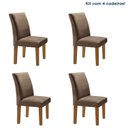 Ver imagem 1 de Conjunto 4 Cadeiras para Sala de Jantar Espanha