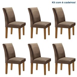 Conjunto 6 Cadeiras para Sala de Jantar Espanha - 1