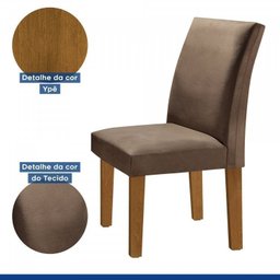 Conjunto 6 Cadeiras para Sala de Jantar Espanha - 7