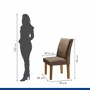 Ver imagem 2 de Conjunto 6 Cadeiras para Sala de Jantar Espanha
