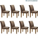 Ver imagem 1 de Conjunto 8 Cadeiras para Sala de Jantar Espanha