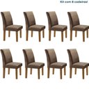 Ver imagem 1 de Conjunto 8 Cadeiras para Sala de Jantar Espanha
