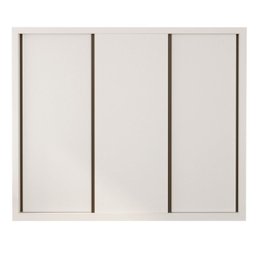 Conjunto Guarda Roupa Casal Premium 242cm 3 Portas e Cômoda 129,5cm 1 Porta 4 Gavetas Minastex - 10
