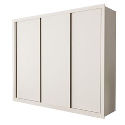 Conjunto Guarda Roupa Casal Premium 242cm 3 Portas e Cômoda 129,5cm 1 Porta 4 Gavetas Minastex - 9