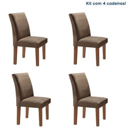 Conjunto 4 Cadeiras para Sala de Jantar Espanha - 1