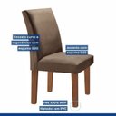 Ver imagem 5 de Conjunto 6 Cadeiras Estofadas Espanha