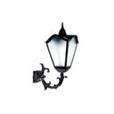 Ver imagem 2 de Luminária Colonial Romana Grande com Braço em Alumínio 80cm