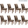 Conjunto 8 Cadeiras para Sala de Jantar Espanha - 1