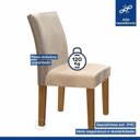 Ver imagem 5 de Conjunto 4 Cadeiras para Sala de Jantar Espanha Bege/Ypê