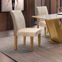 Ver imagem 6 de Conjunto 4 Cadeiras para Sala de Jantar Espanha Bege/Ypê