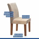 Ver imagem 7 de Conjunto 4 Cadeiras para Sala de Jantar Espanha