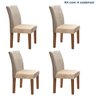 Conjunto 4 Cadeiras para Sala de Jantar Espanha - 1
