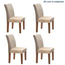 Ver imagem 1 de Conjunto 4 Cadeiras para Sala de Jantar Espanha