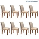 Ver imagem 1 de Conjunto 8 Cadeiras para Sala de Jantar Espanha