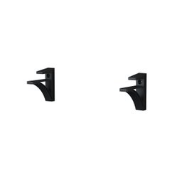 Prateleira 25x100 cms com suporte incluso BELLE 25100 - Preto - 2
