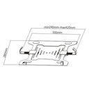 Ver imagem 4 de Kit Suporte Articulado Monitor e Notebook Pistão F160n + Bandeja Apoio Nbh-2