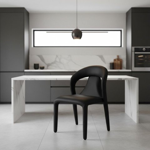 Cadeira Estofada Design Orgânico Duomo Fratini