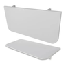 Mesa Dobrável Com Suporte 90x40 BRANCO + Mão Francesa AJL MESA DOBRÁVEL - 1