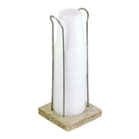 Porta Copo Dispenser De Mesa Em Granito P/ Copos Chopp 300ml