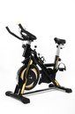 Ver imagem 4 de BICICLETA SPINNING COM RODA DE INERCIA DE 13KG - PRETO E AMARELO