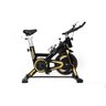 BICICLETA SPINNING COM RODA DE INERCIA DE 13KG - PRETO E AMARELO - 1