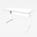 Ver imagem 4 de Mesa Escrivaninha de Estudos 120cm X 60cm Pé Metal F5 Office