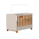 Ver imagem 2 de Quarto de Bebe Berço Americano + Comoda Infantil Apolo com Colchão Areia Savana