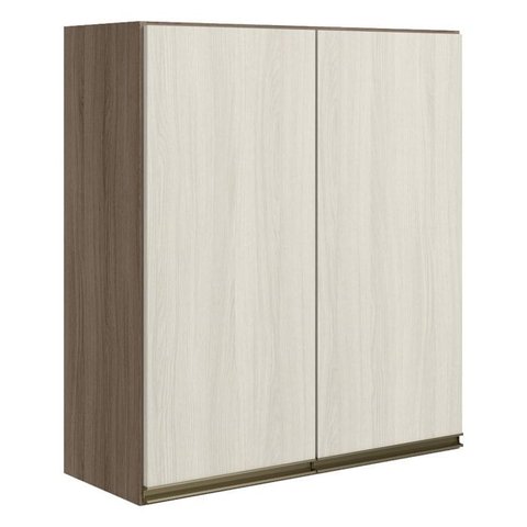 Armario Aereo 2 Portas Mdf 60 Cm Kali 12205 Carvalho Toq Bianco Toq Nicioli