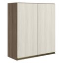 Ver imagem 1 de Armario Aereo 2 Portas Mdf 60 Cm Kali 12205 Carvalho Toq Bianco Toq Nicioli