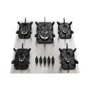Ver imagem 1 de Cooktop Mueller 5 Bocas de Alumínio com Queimador Tripla Chama Mcg5bk
