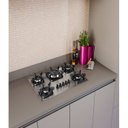 Ver imagem 4 de Cooktop Mueller 5 Bocas de Alumínio com Queimador Tripla Chama Mcg5bk