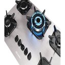 Ver imagem 7 de Cooktop Mueller 5 Bocas de Alumínio com Queimador Tripla Chama Mcg5bk