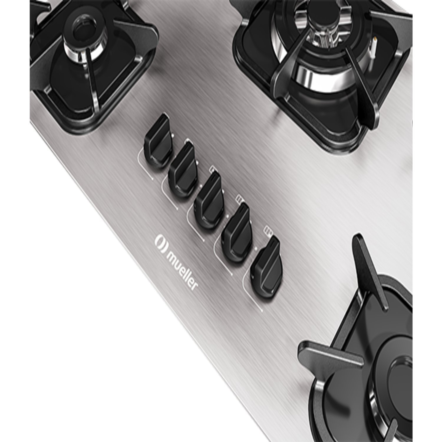 Cooktop Mueller 5 Bocas de Alumínio com Queimador Tripla Chama Mcg5bk - 2