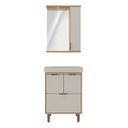 Ver imagem 4 de Armário Conjunto de Banheiro com Gabinete, Cuba e Espelheira e LED 60 cm