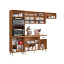 Ver imagem 3 de Cozinha Compacta Atenas com Balcão 120cm com Tampo Cinamomo Branco Aramóveis