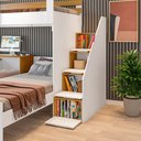 Ver imagem 6 de Beliche Multifuncional Solteiro Adulto com Escrivaninha Star Office Casatema MadeiraOriginals Branco